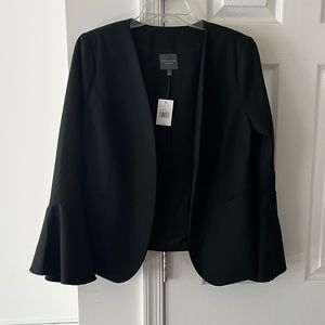 Black Suit Jacket with flared cuffs